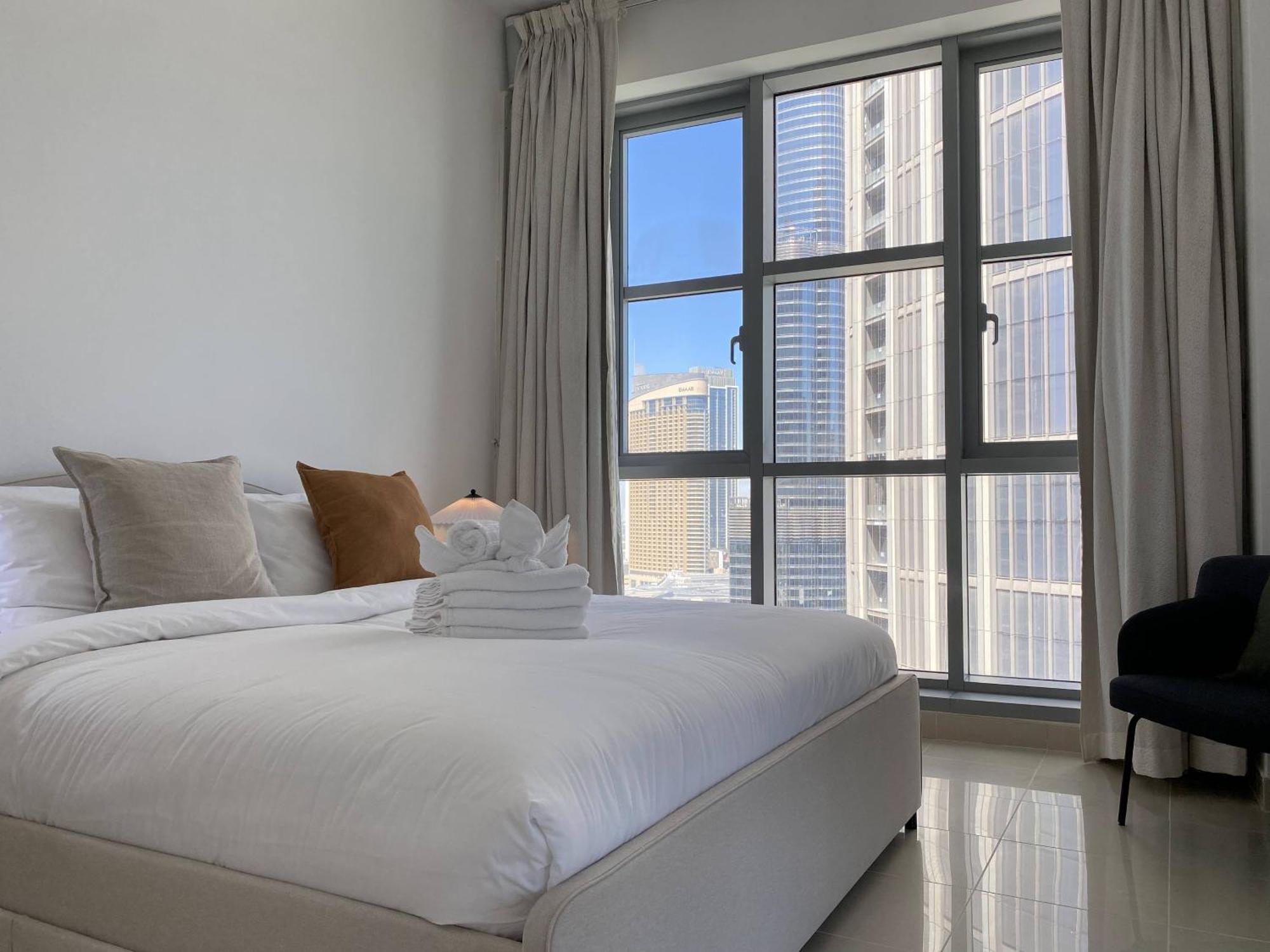 Lux Bnb Standpoint Tower Burj & Fountain Views Dubai Exterior foto